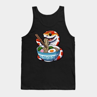 Corn Snake Ramen Kawaii, Cute Snake Reptile Lover Tank Top